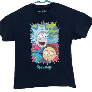 Rick and Morty Ripple‎ Junction Adult Swim Black Large